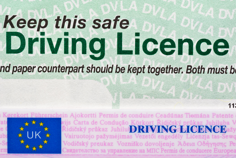 points on licence